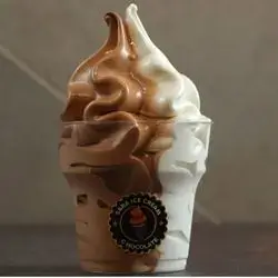Cocoa And Vanilla Ice Cream