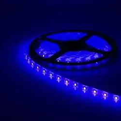 Strip Led Light Blue Indoor 5Mt.Single Chip