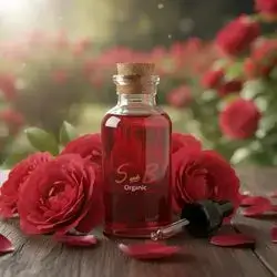Rose Oil ( Pure Damascene rose, red color)