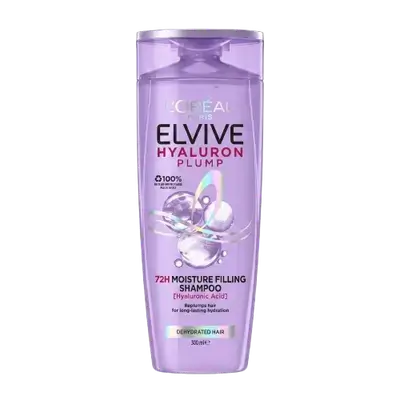 ELVIVE Hyaluron Plump 72H Moisture Filling Shampoo 300ml _ L'OREAL PARIS