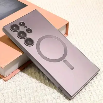 CteGlodrix Luxury Matte Magnetic Wireless Charging TPU Phone Case - Galaxy S24 Samsung