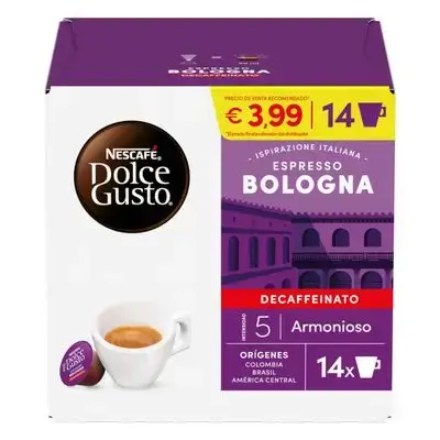NESCAFÉ Dolce Gusto Espresso Bologna Decaf – Intensity 5 (14 Capsules)