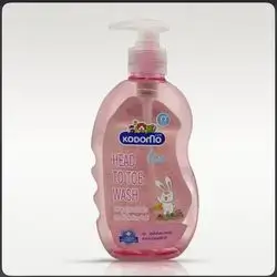 Kodomo Head To Toe Wash features a pink,