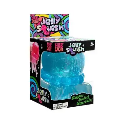 Nee-Doh Jelly Squish Small Krakin Sensory Toy (Random Color Selection)