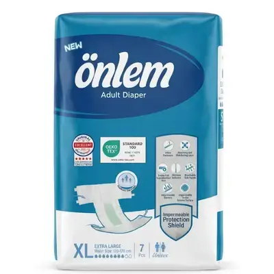Onlem Adult Diaper size XL 120-170cm - 7 pcs