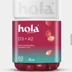 Hola D3 + K2 dietary supplement gummies 