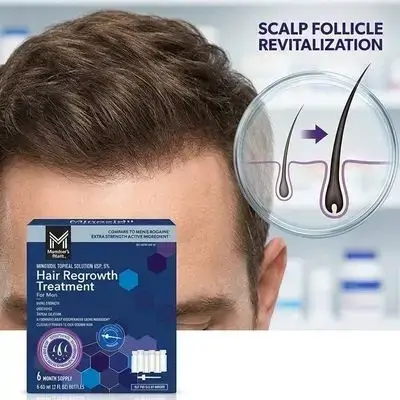 Member's Mark Minoxidil 5% Hair Regrowth Treatment For Men (6 bottles of 60 ml / 6-Month Supply)