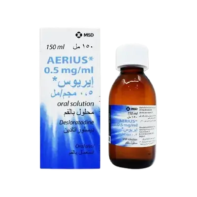 Aerius (Desloratadine 0.5mg/ml) Syrup 150ml _ MSD