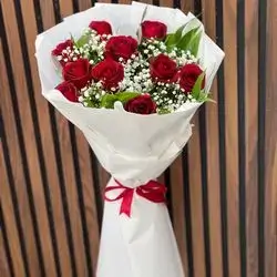 Bouquet Of Red Roses10 Flowers