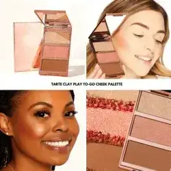 TARTE CLAY PLAY TO-GO 3 SHADES CHEEK PALETTE