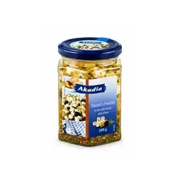 Akadia Salad Cheese - In Oil With Herbs And Olives 265G