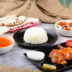 Marinated Oven Chicken With Basmati Rice