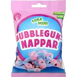 Nappar Bubblegum Sour Mini 70g – Colorful, Tangy & Vegan