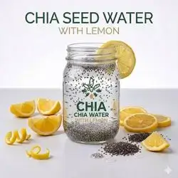 Chia Seed Water with Lemon