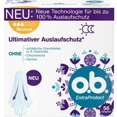 ExtraProtect Normal Tampons, 56 Pcs