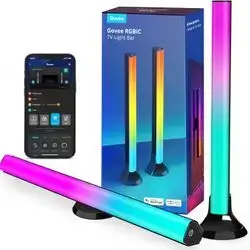 Govee RGBIC TV Light Bar H6046 | 2 Light Bars – 0.38M