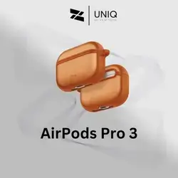 UNIQ Veren Frosted Shield Case for AirPods Pro 3 - Orange