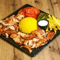 Arabic Chicken Shawarma Meal