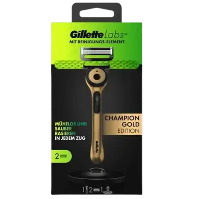Gillette Champion Gold Edition 1 Hand + 2 Razors