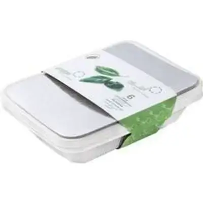 Aluminum foil plate, 6 pieces