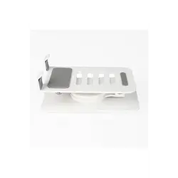 Rotateable White Mobile Stand