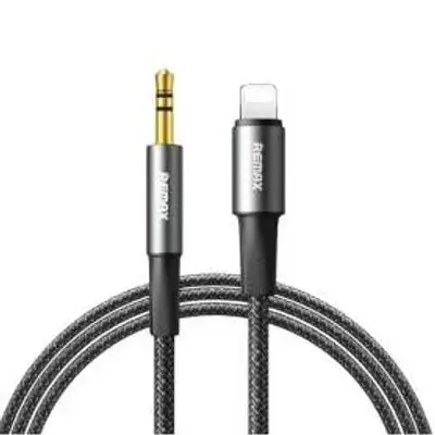 Remax C25 Lightning to 3.5mm Audio Adapter Cable – 1.2M, Black
