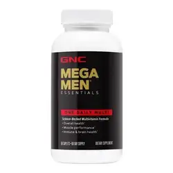 GNC Mega Men Essentials One Daily Multivitamin 60 Caplets