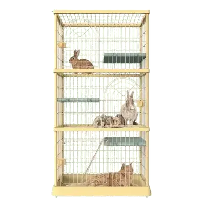 E4 Pet Cage Yellow