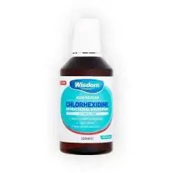 Wisdom Chlorhexidine Antibacterial Alcohol Free Mouthwash 400ml
