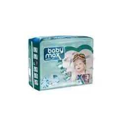 baby max - Number 3 Midi Baby Diapers, 4 - 9 kg- 36 Diapers