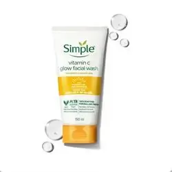 Simple vitamin c glow facial wash غسول سمبل