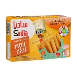 Sadia Breaded Frozen Chicken Fries Mini Chef 400 Gm