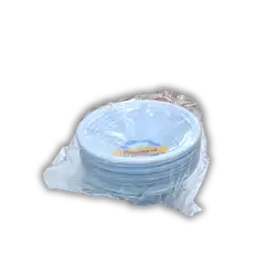 Backland plastic cup and saucer, 20 pieces