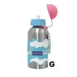 350ml Stainless Steel Baby Water Bottle - Lightskyblue