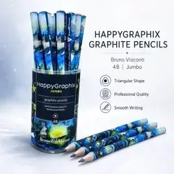 Jumbo 4B Graphite Pencil Set – 30 Pcs