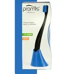 Promis Soft Toothbrush and Stand Blue