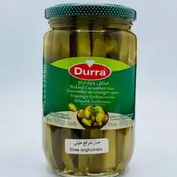 Al Durra Pickled Cucumber Slices 720g