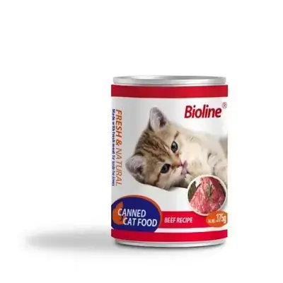 Bioline beef recipe Can for Pet 375g and 85g