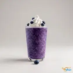 Blueberry Milkshake blue color 