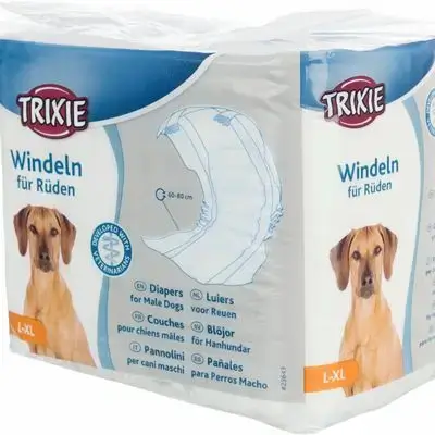 TRIXIE Disposable Diapers for Male Dogs L-XL