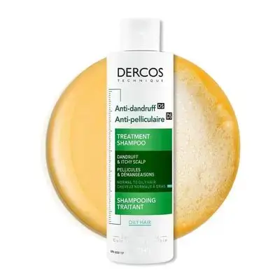 Vichy Dercos Anti-dandruff Shampoo for Normal to Oily Hair 200ml