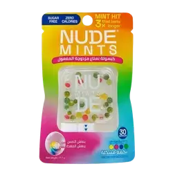 Dual Action Liquid Capsules Fusion Flavor 30 Capsules _ NUDE MINTS