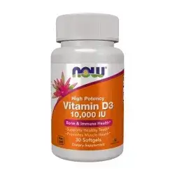 D3 10,000 IU Now 30 Softgels