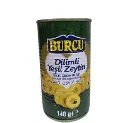 Burcu Sliced Green Olives 140g
