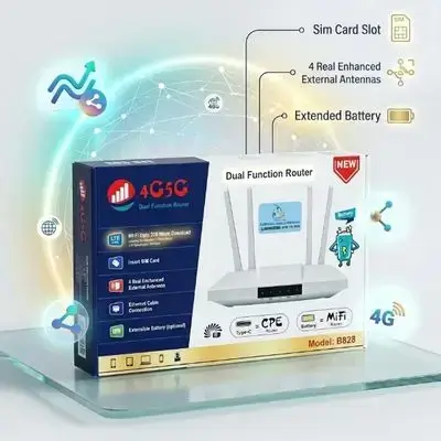 Router Dual Function Sim 4G And 5G