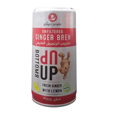 Natural ginger drink, 180 ml can