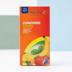 Recare Condoms Types: Colour / Fruit Flavoured