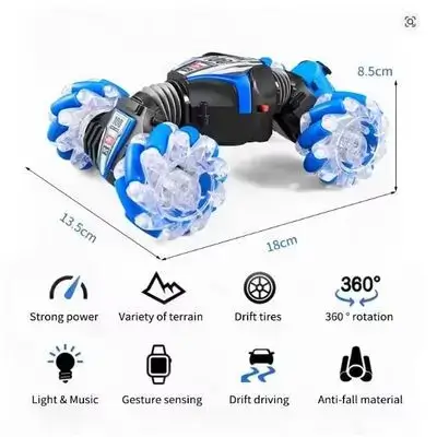 Car Twisting Spray Rotate Drift Racing 360 Blue