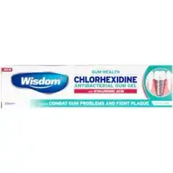 wisdom chlorhexidine gum gel 20ml