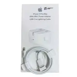 USB-C Power adapter 20w with USB-C to Lightning Braided Cable/ NN
